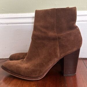 Sam Edelman Brown Suede Ankle Boots
